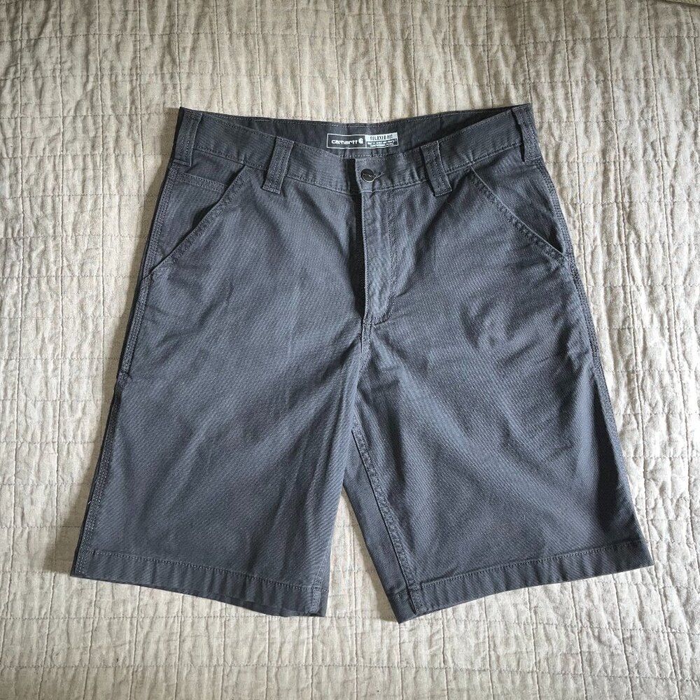 Rugged Flex® Relaxed Fit Canvas Work Short - 32